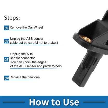 ABS Wheel Speed Sensor for Ford Escape 2013-2019 (2 x Front Sensors)