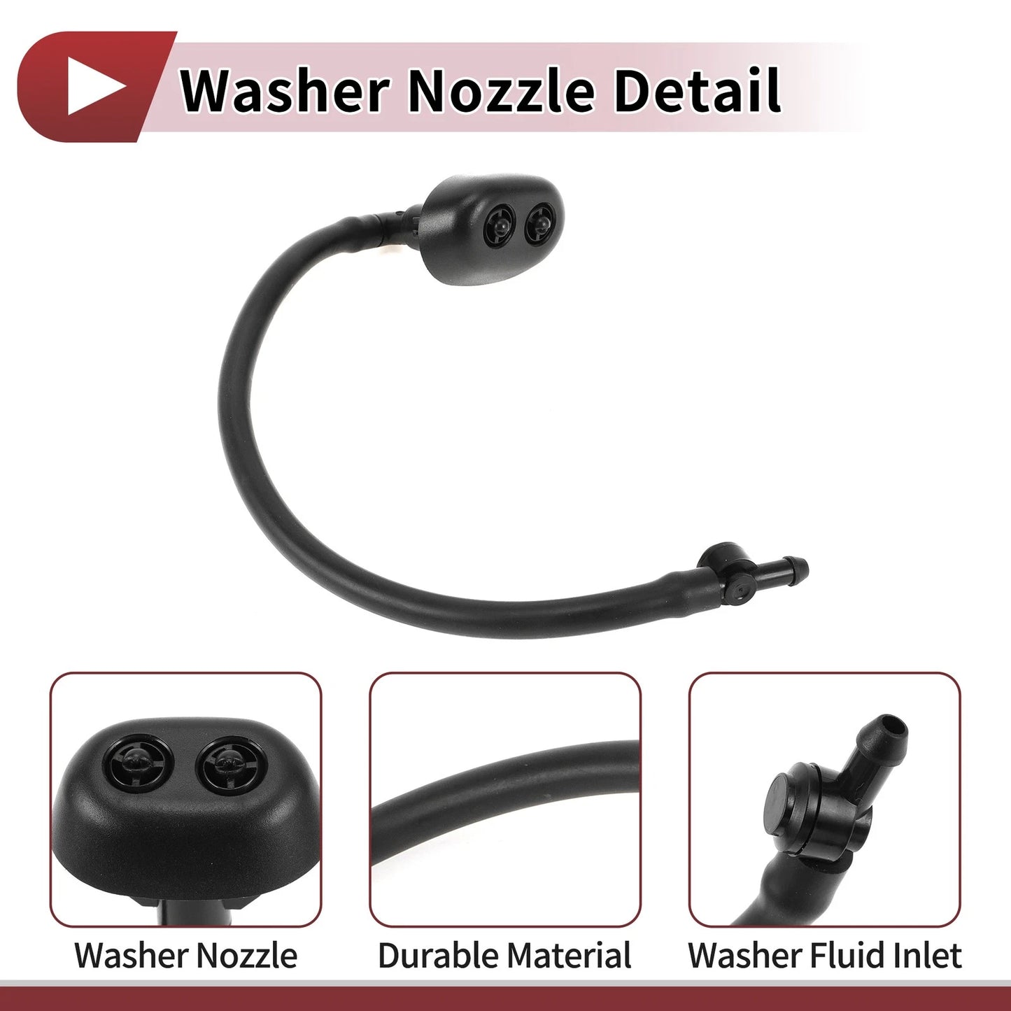 Driver Side Headlight Washer Nozzle for Land Rover LR4 (2010-2013)
