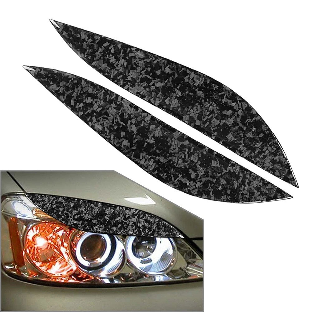 Headlight Eyebrow Eyelid Cover Trim for Honda Civic (2001-2003) 2 x Left & Right