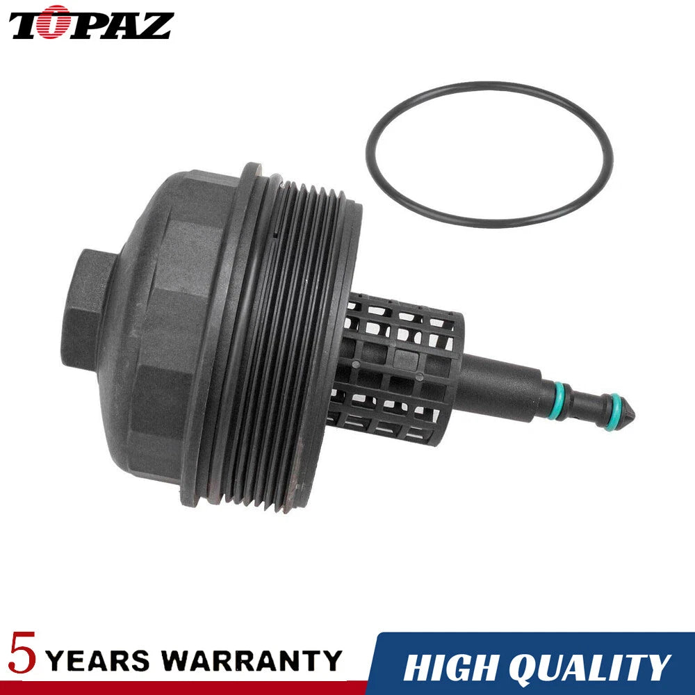 Oil Filter Housing Cover with O-ring for BMW X3 X5 Z3 Z4 E36 E46 E39 E60 E85 E53 (2000-2023)