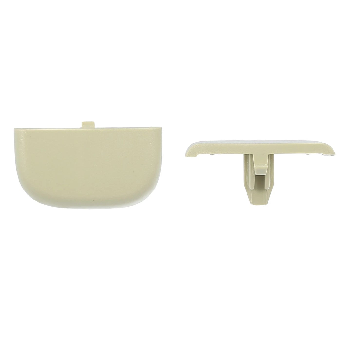 2 x Beige Sun Visor Cap Clips for Ford Edge (2015-2023)