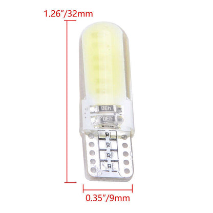 T10 194 W5W COB 2835 SMD 12 x LED Car License Light Bulbs for Universal Vehicles