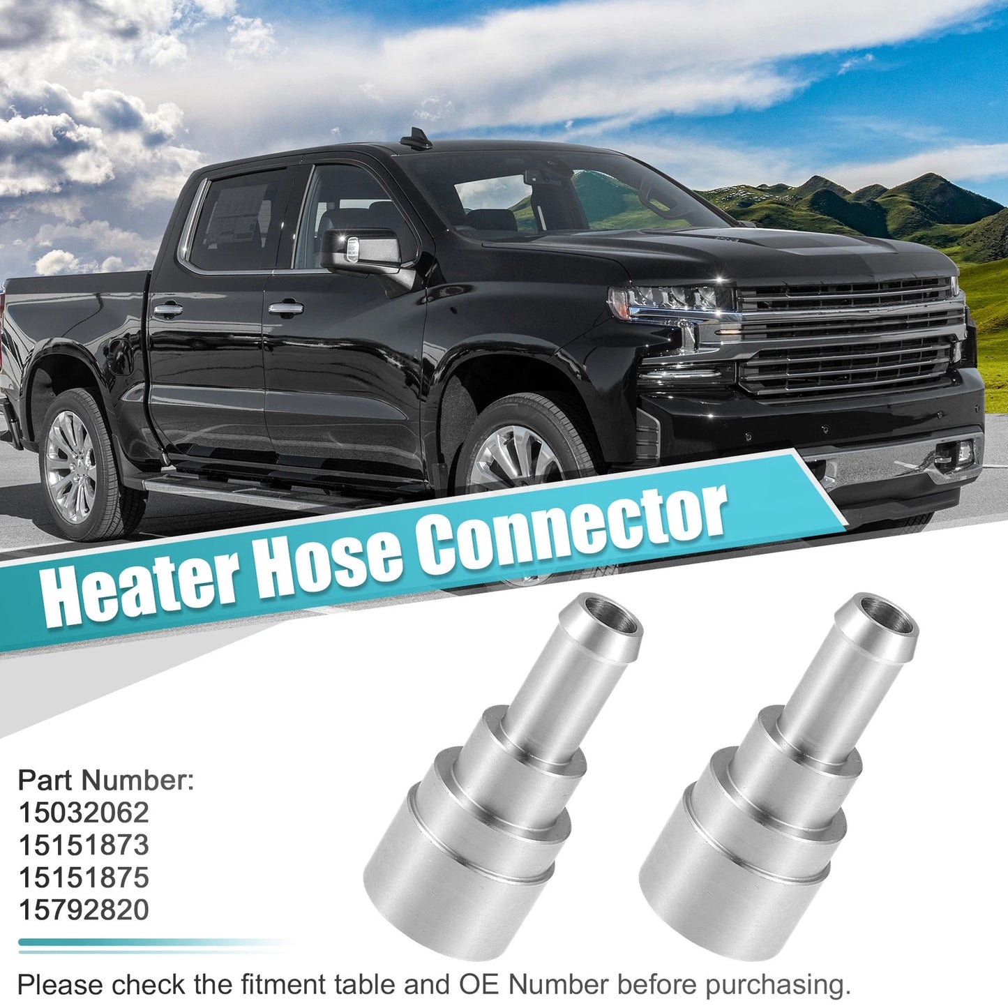Coolant Connector Hose for Chevrolet Silverado 3500 (2001-2006)
