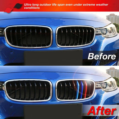 M Color Kidney Grille Insert Trims for BMW 5 Series F10 F11 (2014-2017) Set