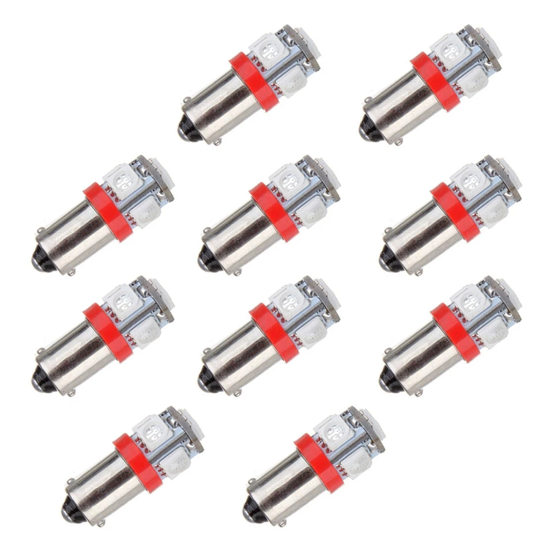 10 x BA9S LED Dash Instrument Panel Light Bulbs for Car Acc Sk