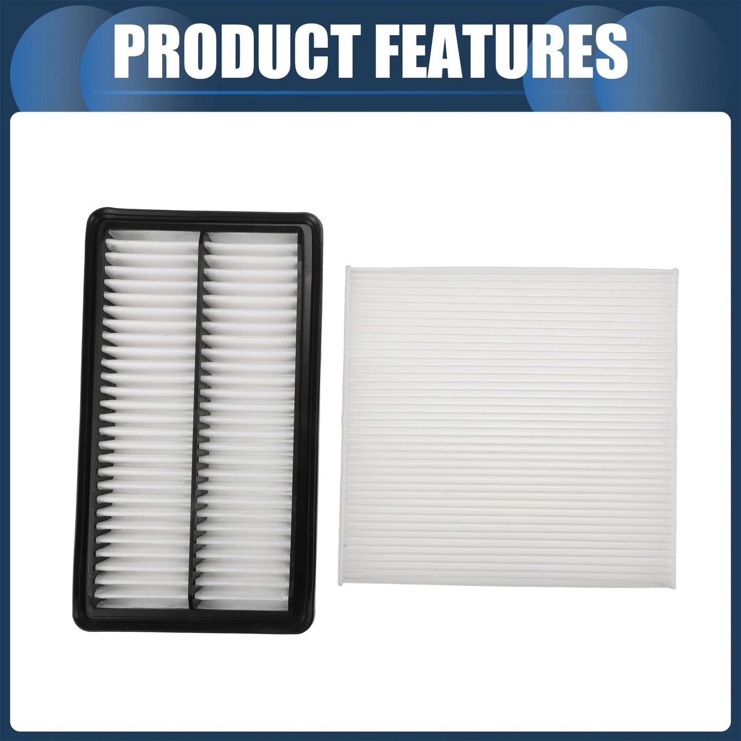 Engine Air Filter Set for Acura MDX (2016-2020)