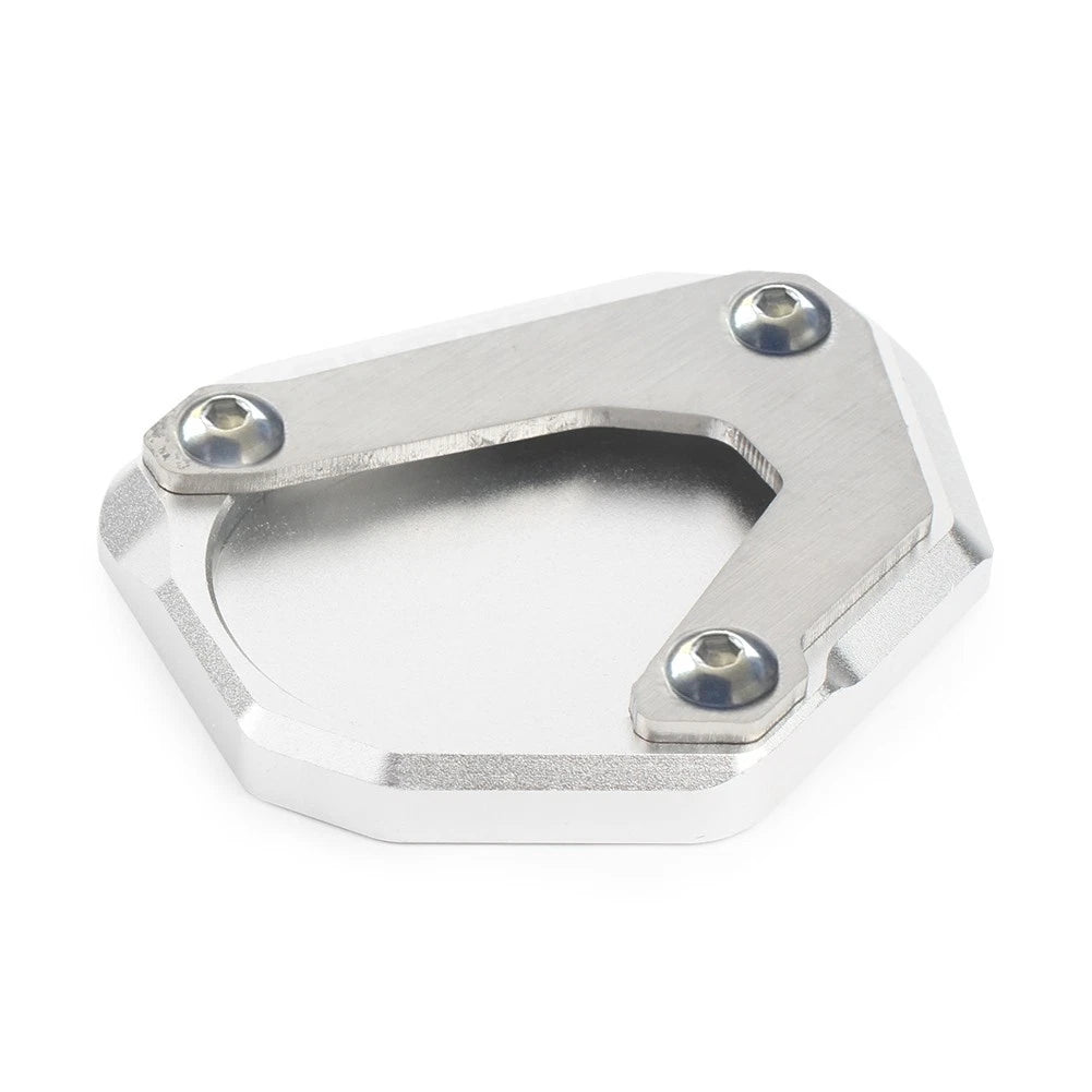 Kickstand Side Stand Enlarger Pad Silver for BMW R1200RT (2004-2017)