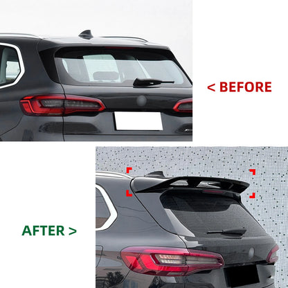 1x Rear Boot Spoiler Lip for BMW X5 G05 (2019-2024) Carbon Style