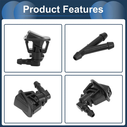 Windshield Washer Nozzle & Hose Connector for Jeep Wrangler (2011-2018)