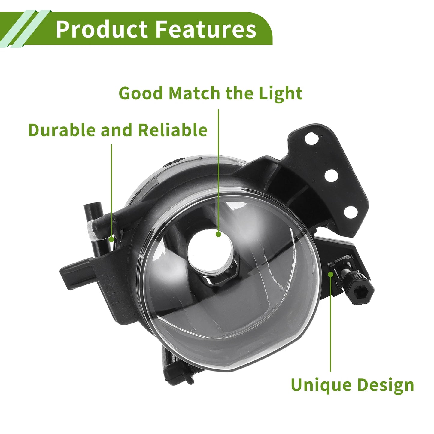 Left Fog Light Grill for BMW 5 Series (2004-2008)