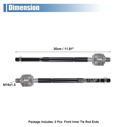 Front Inner Tie Rod Ends for Ford Explorer, Lincoln MKT (2011-2019)