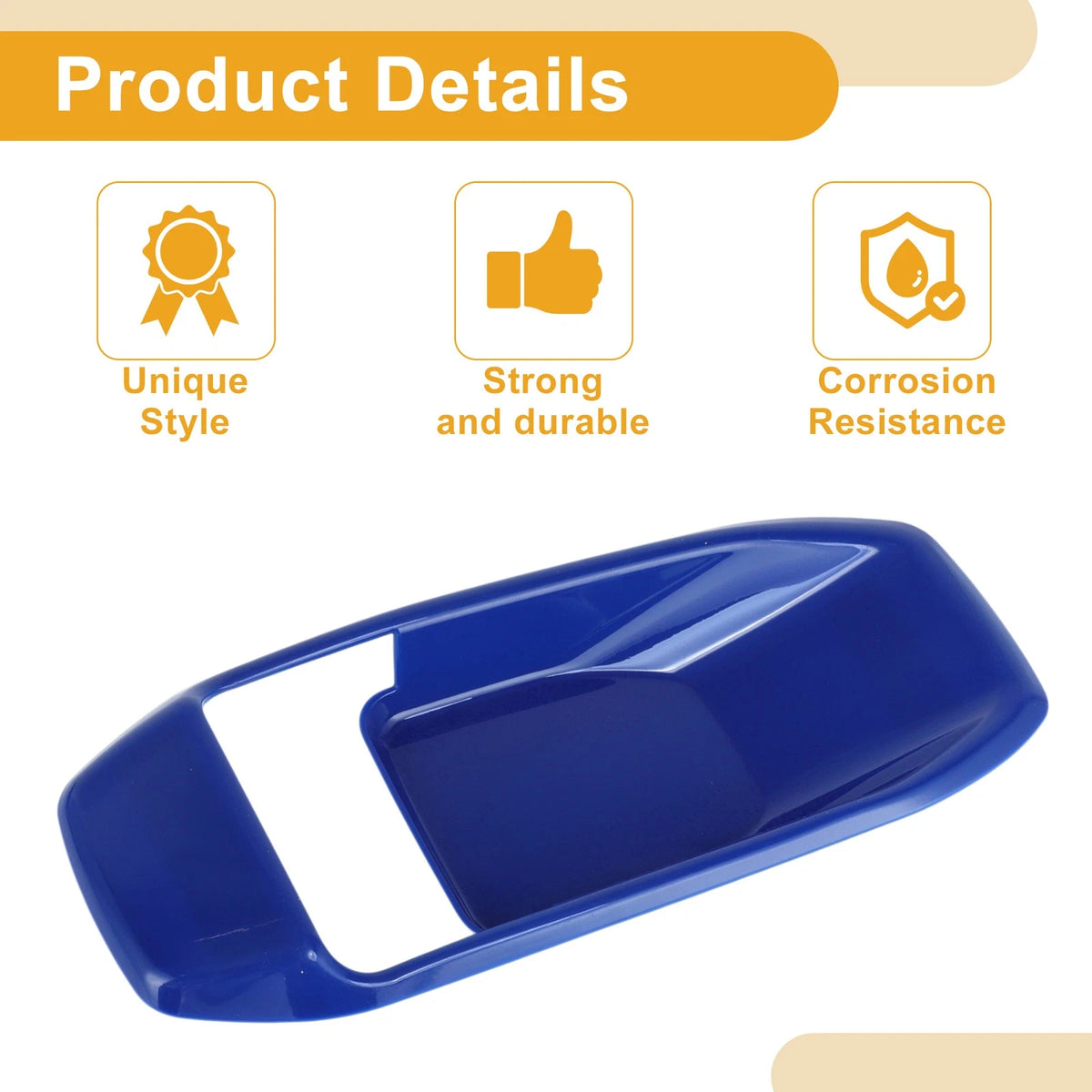 Interior Door Handle Bowl Cover Trim for Jeep Wrangler Gladiator JT (2018-2024)