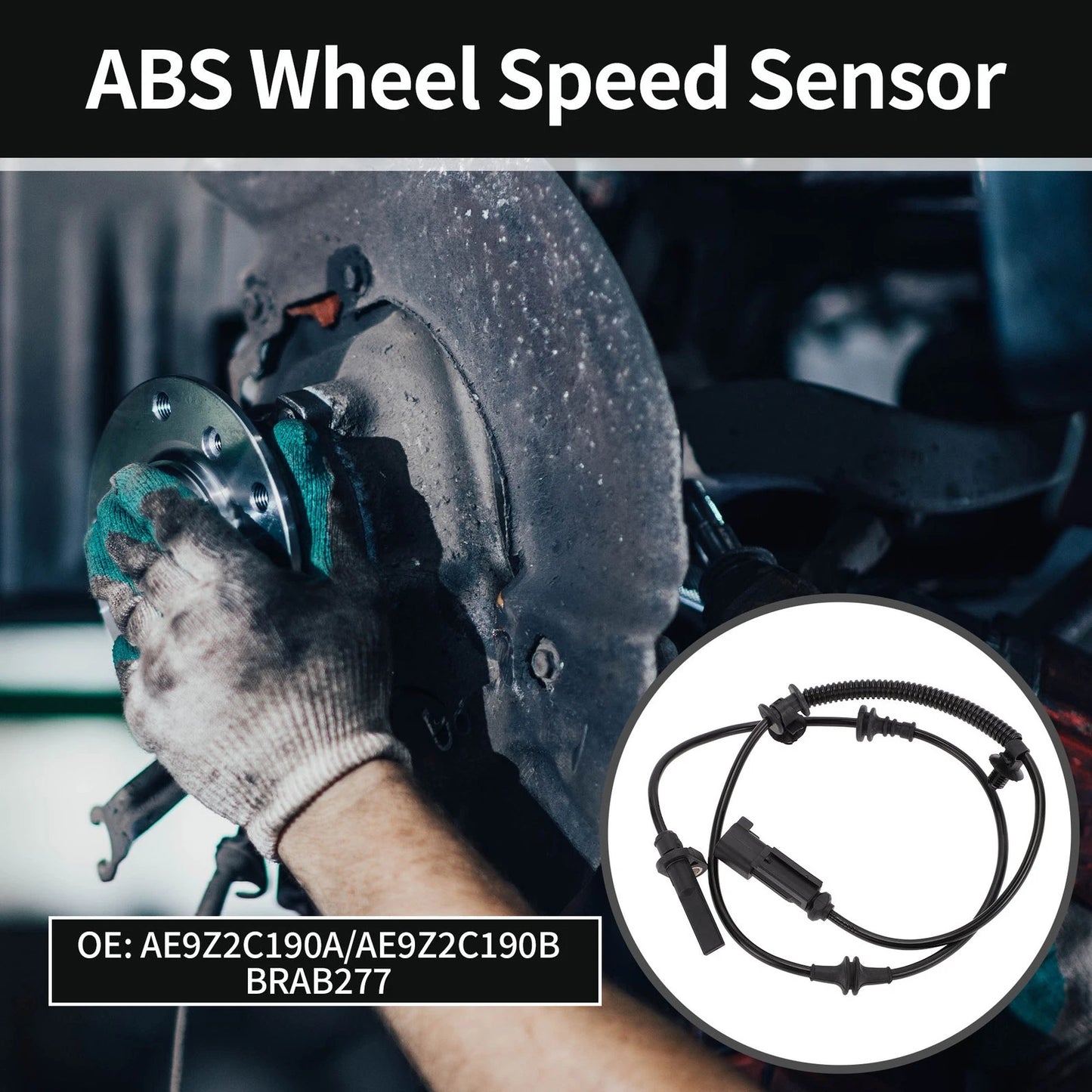 ABS Sensor for Ford Explorer 2011-2018 Rear Left or Right (2011-2018)