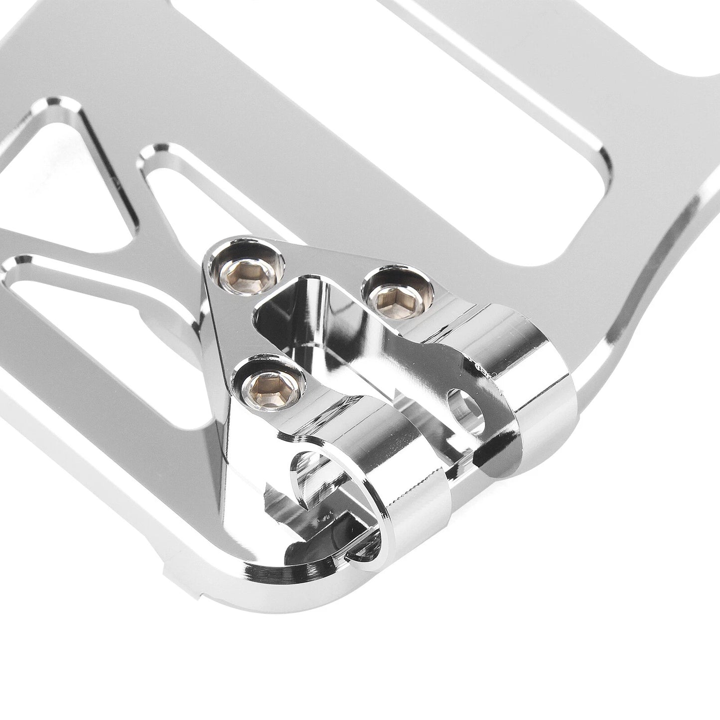 2 x Chrome Aluminum Front Floorboards for Harley Davidson FLT Touring (1984-)