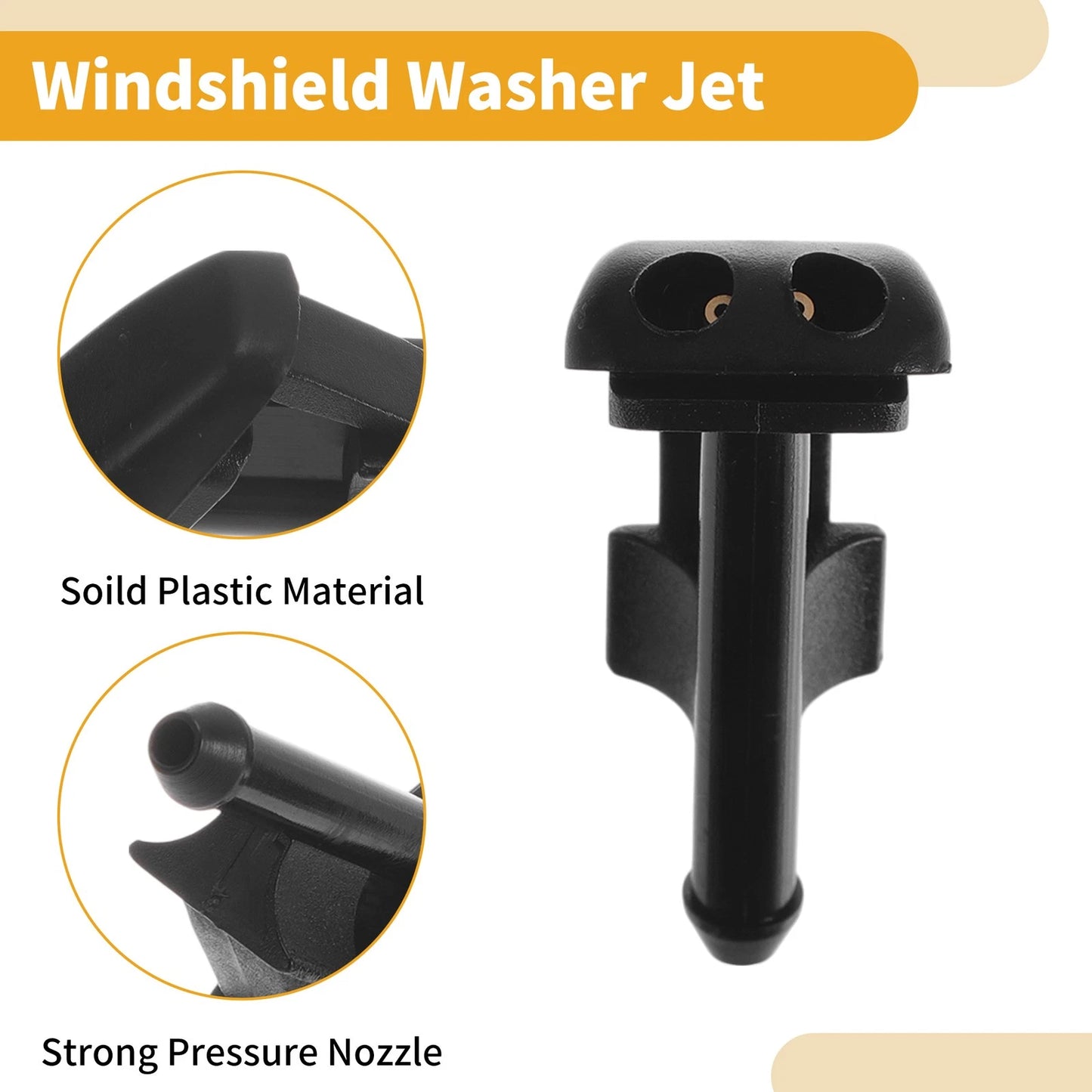 2 x Front Windshield Washer Nozzles for BMW 3 Series (E36 1990-2000)