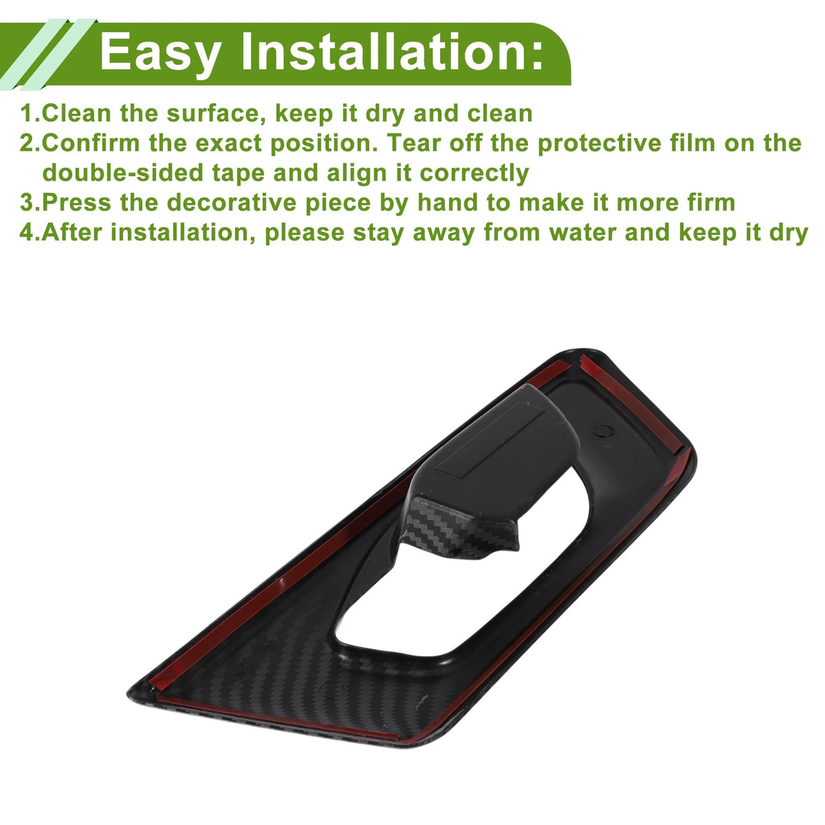 4 x Interior Door Handle Bowl Cover Trim for Honda CR-V (2017-2022)