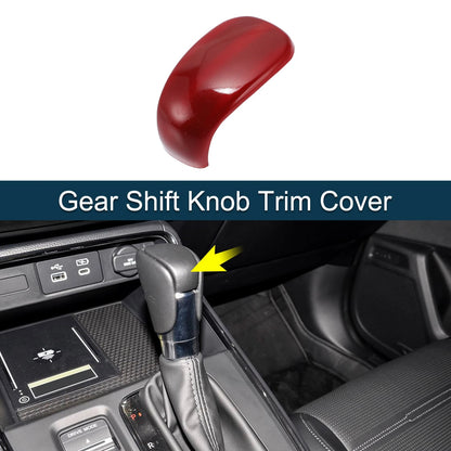 ABS Gear Shift Knob Cover for Honda CR-V 2023-2025 Red