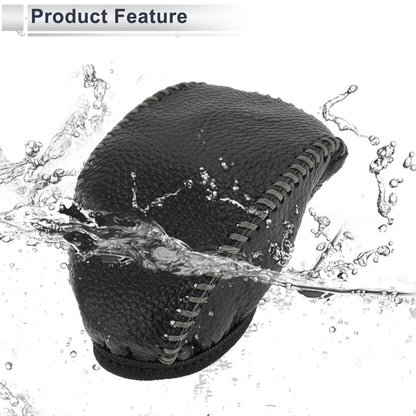 Car Gear Shift Knob Cover for Toyota RAV4 2019-2024 - Pebbled Black Gray