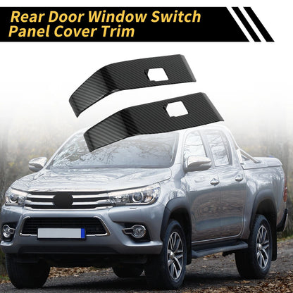 Carbon Fiber Rear Door Window Switch Panel for Toyota Tacoma (2016-2023)
