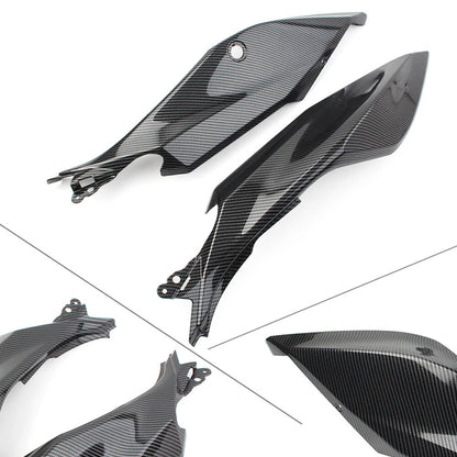 Carbon Fiber Rear Seat Side Fairing Cowl Panel for Kawasaki Ninja 400 (2018-2020)