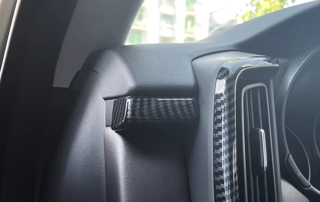 Inner Central Console Lid Carbon Fiber Cover Trim for Mazda CX-50 (2023-2024)