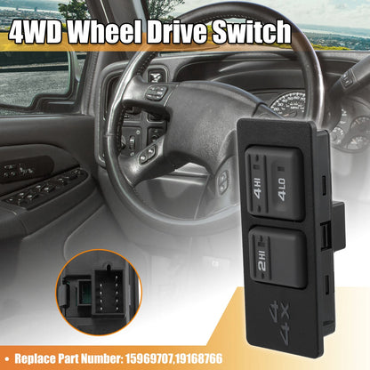 4WD 4X4 Wheel Drive Selector Switch for GMC Yukon (1997 - 2000)