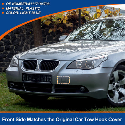 Front Car Bumper Tow Hook Cover for BMW 528i 535i 550i (2011-2016) Light Blue