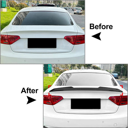 Glossy Black Rear Trunk Spoiler for Audi A5 S5 8T Sportback (2007-2016)