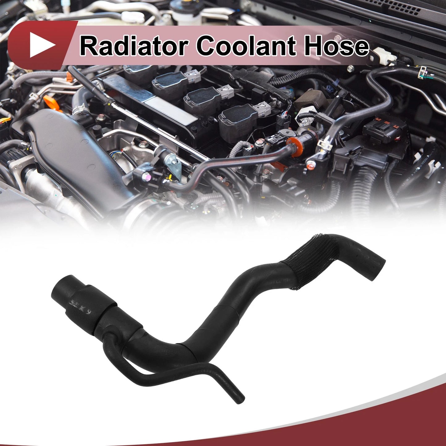 Radiator Coolant Hose 2.5L for Toyota RAV4 (2006-2012) Rubber Black
