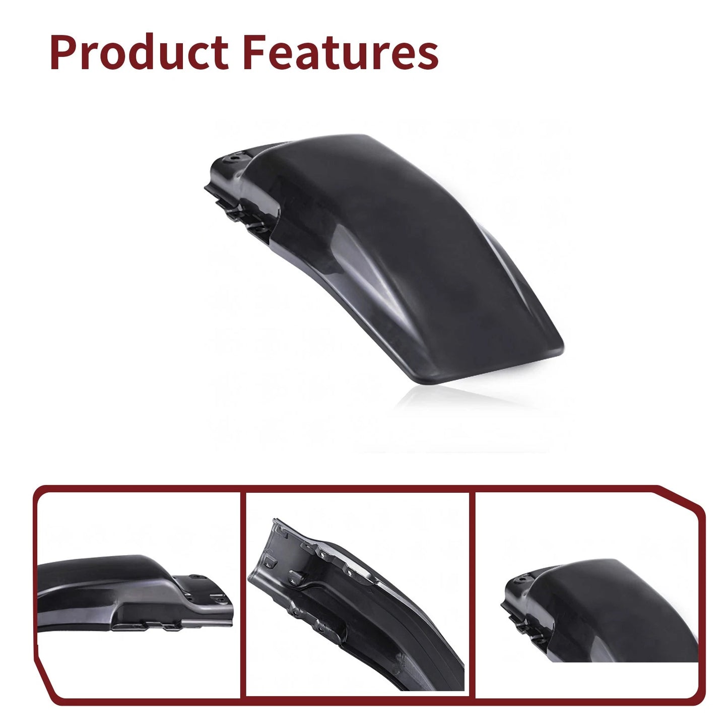 Rear Fender Black for Honda XR80 XR100 XR80R XR100R (1985–2000)