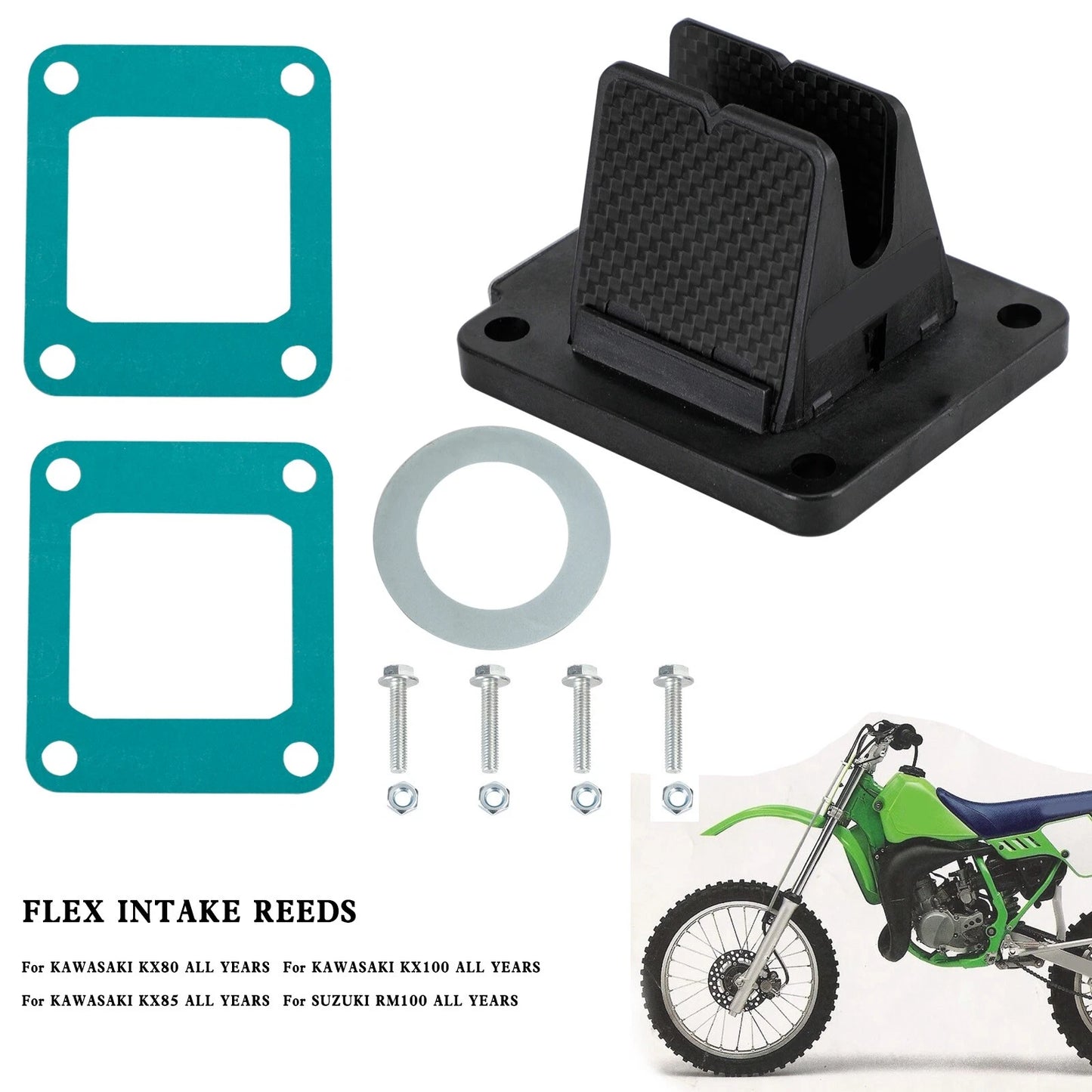 Reed Valve System for Kawasaki KX80/KX85/KX100/RM100 (1987-2016)