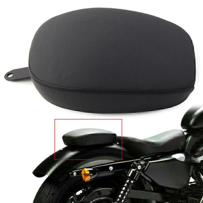 Black Rear Passenger Pillion Pad Seat for Sportster XL1200 883 2014-2016