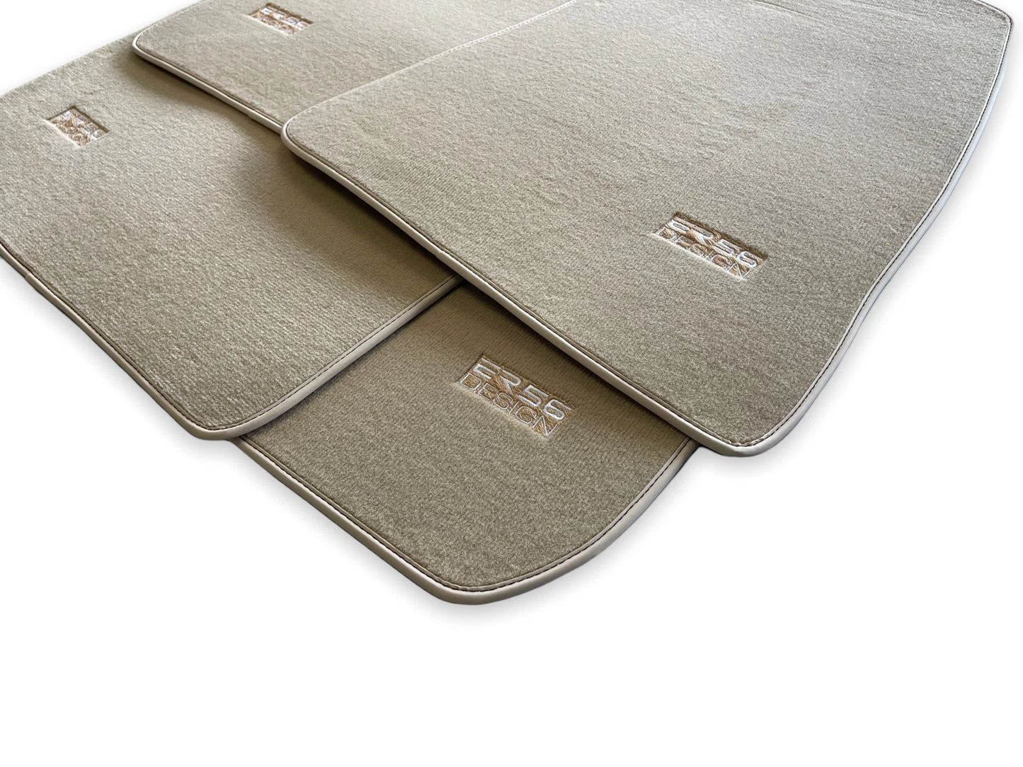 Premium Beige Tailored Floor Mats for Rolls Royce Ghost (2010-2023)