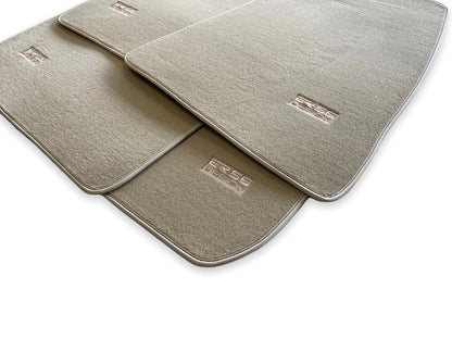 Premium Beige Tailored Floor Mats for Rolls Royce Ghost (2010-2023)
