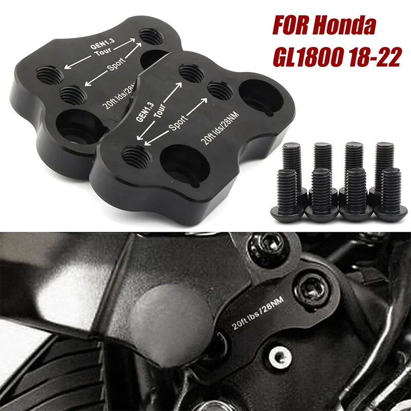 Adjustable Handlebar Risers for Honda Goldwing 1800 GL1800 (2018-2023)