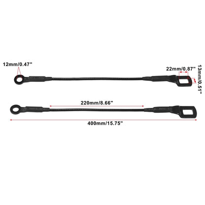 Rear Tailgate Cables for Toyota Tacoma (1995-2004) - 2 x Support Cables