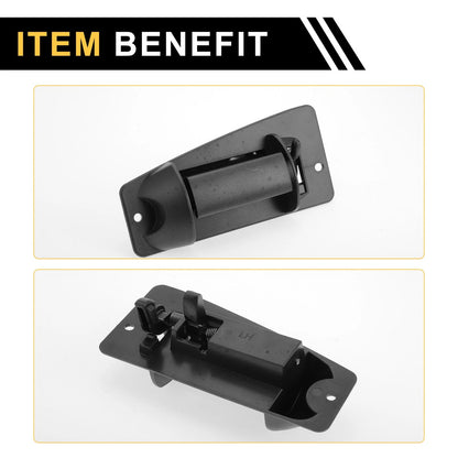 Front Left Exterior Door Handle for Chevrolet Silverado 2500 (1999-2004) Black