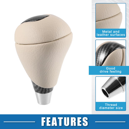 Gear Shift Knob for Lexus Toyota Beige Black