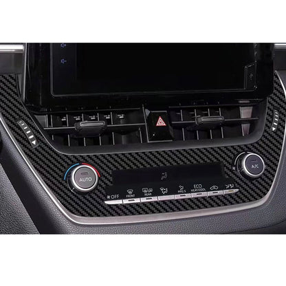 Carbon Fiber AC Panel Cover Trim for Toyota Corolla (2020-2024)