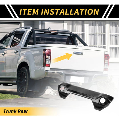 Carbon Fiber Boot Handle Bowl Cover for Toyota Tundra (2022-2024)