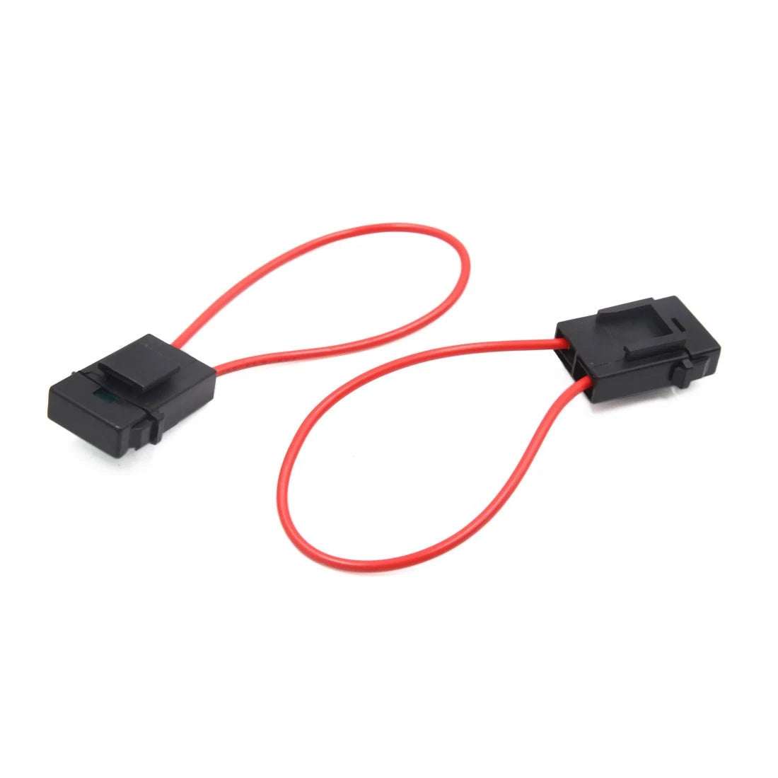 5Pcs 30A Red Inline Wire Mini Power Blade Fuse Holder for Motorcycle Car