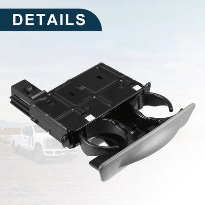 Cup Holder for Ford F-350 (1999-2001) Gray Instrument Panel Drink Holder