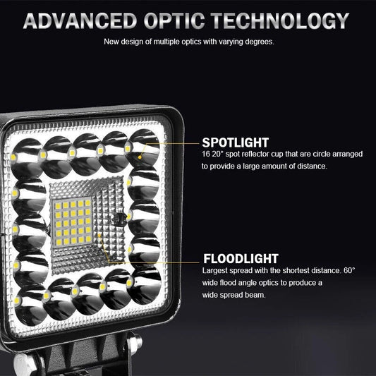 1X 4inch LED Work Lights Mounting Parts for Truck
