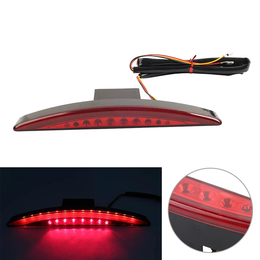 Red Motor LED Rear Fender Edge Brake Tail Light for Harley Breakout FXSB (2013-2017)
