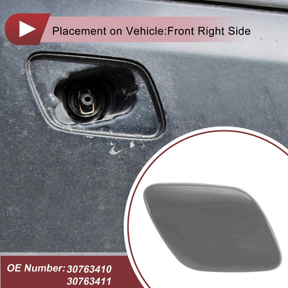 Front Right Bumper Trim Nozzle Cover for Volvo XC60 (2009-2013) Gray
