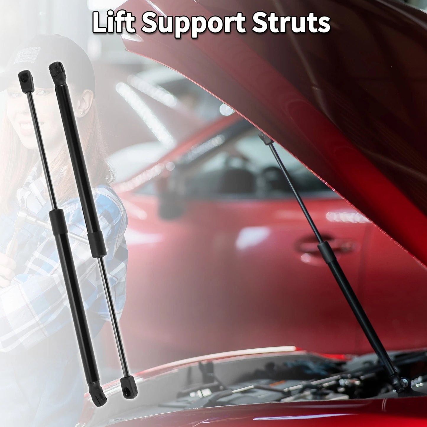 Hood Lift Supports for Toyota FJ Cruiser (2007-2010)