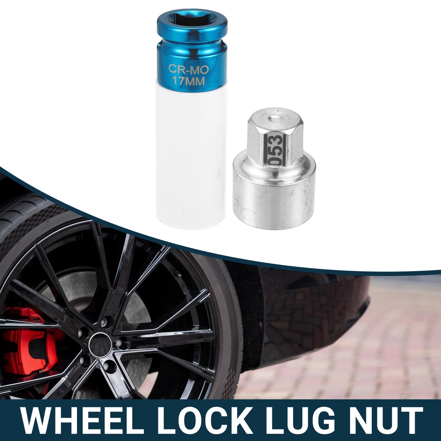 053 Wheel Lock Lug Nut Set for BMW