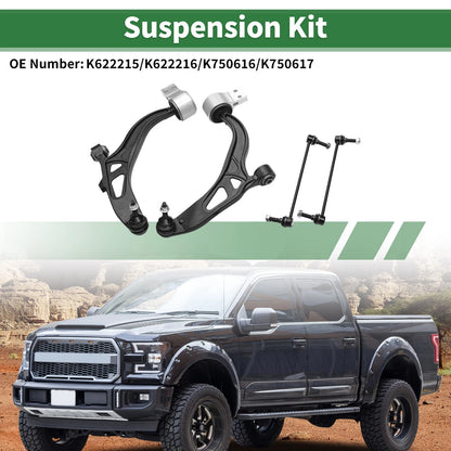 4 Pc Front Lower Control Arms for Ford Explorer (2011-2018)