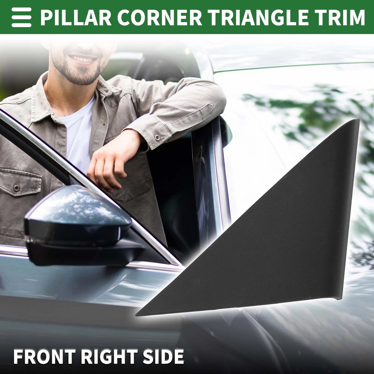 Front Right Pillar Corner Triangle Trim for Toyota Camry (2007-2011)