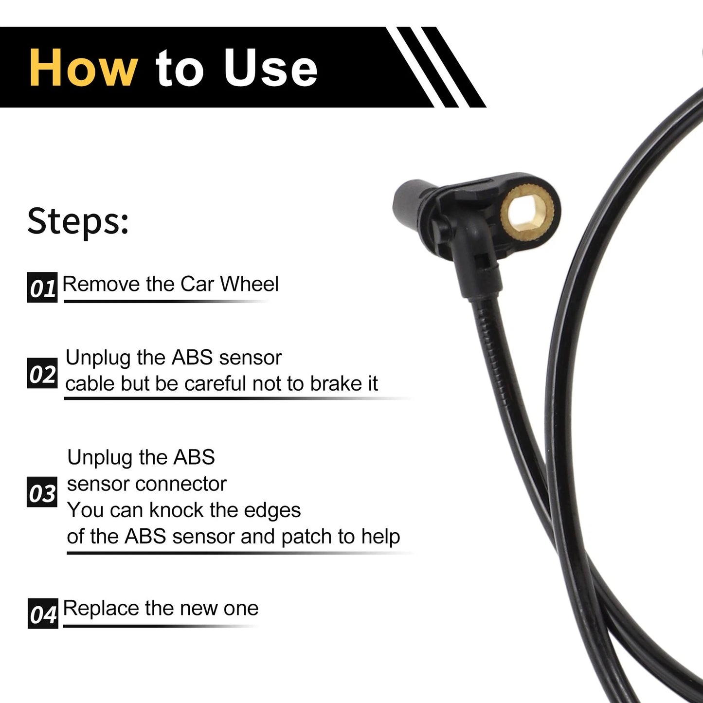 ABS Wheel Speed Sensor for Chevrolet Silverado 1500 (2007-2013)